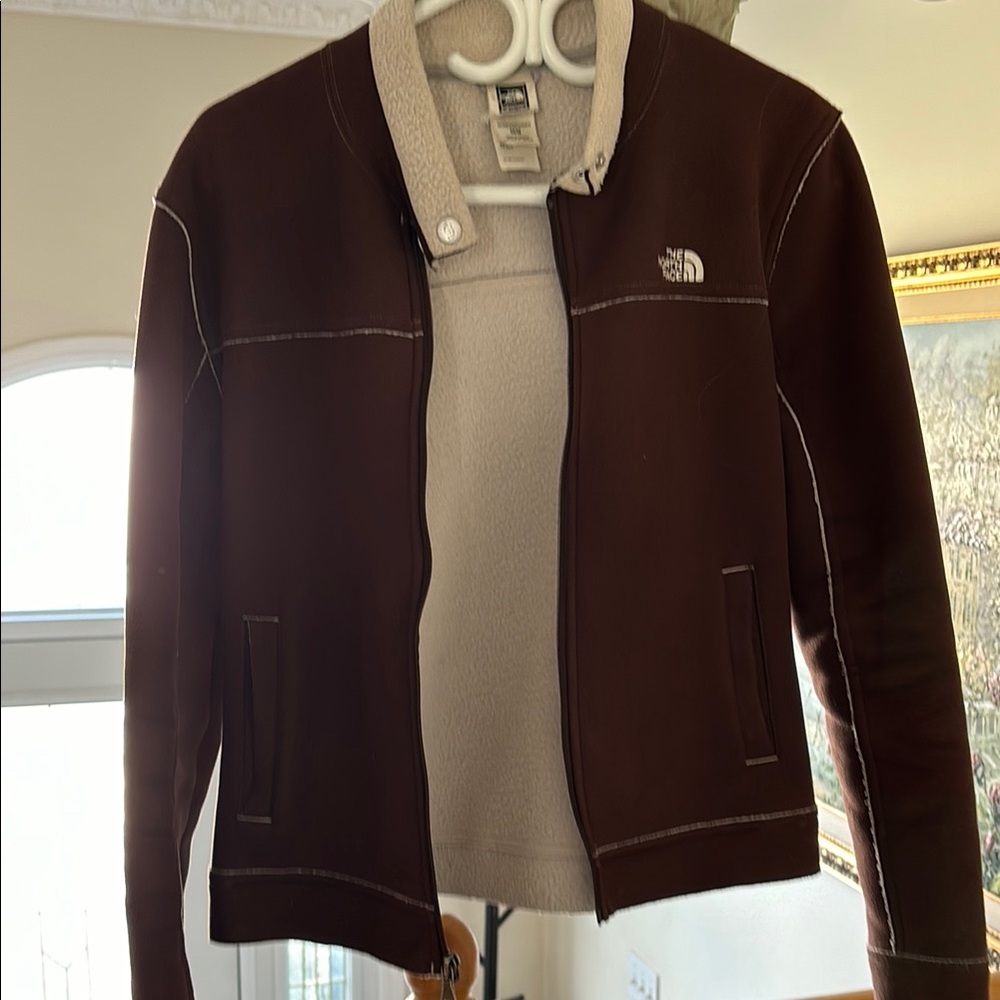 The North Face Brown sherpa Jacket M